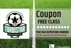 Free trial soccer class in Sunny Isles