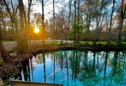 Family camping in nature with tents. Family camping in nature with tents.